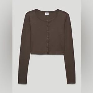 ARITZIA BROWN CARDIGAN